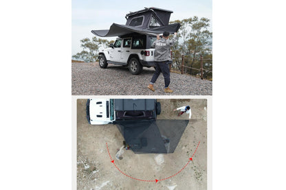 180° Car Awning Left-Side