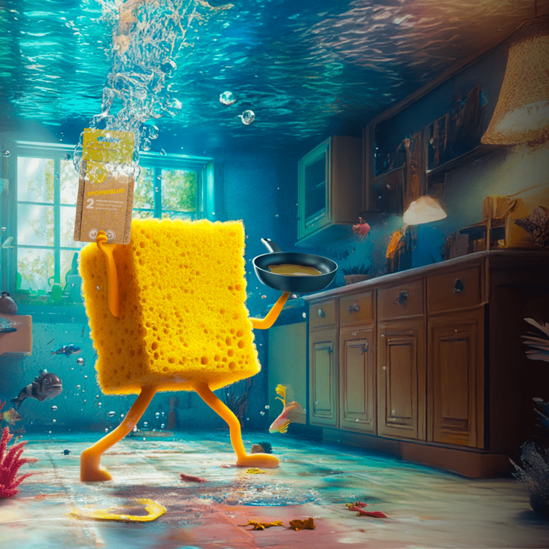 bluu spongeblub – Antikratz-Schwämme