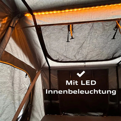 Dachzelt Elements Stone - 140cm mit Vorzelt