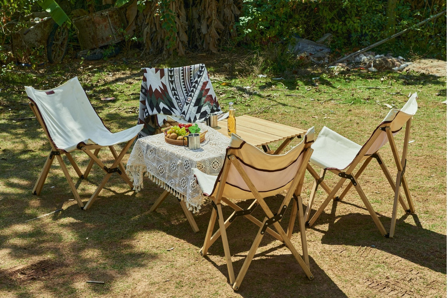 Portable Bamboo Table
