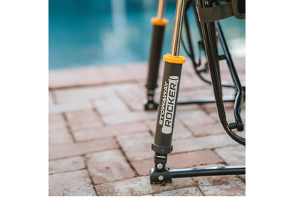 Stow Away Rocker  navy topo